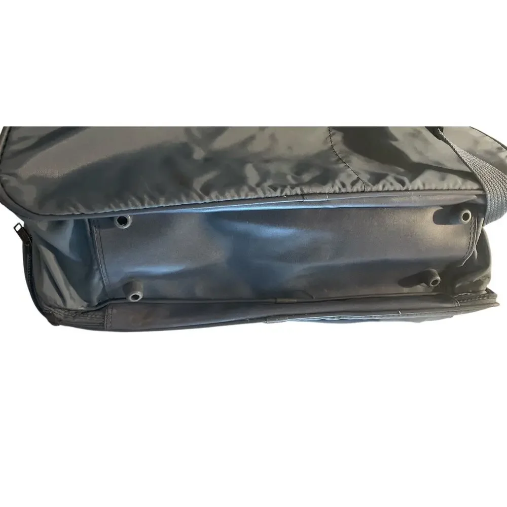 Vintage American Tourister Garment Bag Blue Cross Country Luggage Carry On